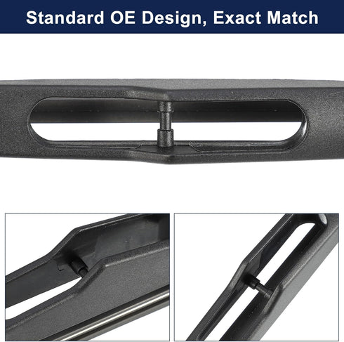 X AUTOHAUX Rear Windshield Wiper Blade Replacement for Jeep Wrangler JK 2007 2008 2009 2010 2011 2012 2013 2014 2015 2016 2017 2018...