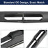 X AUTOHAUX Rear Windshield Wiper Blade Replacement for Jeep Wrangler JK 2007 2008 2009 2010 2011 2012 2013 2014 2015 2016 2017 2018...