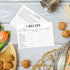100 Count Recipe Cards, Recipe Cards 3x5 White, 3x5 Recipe Cards Double Sided, Blank Recipe Cards for Bridal Shower and Wedding...