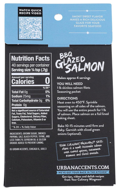 Urban Accents BBQ Glazed Salmon Seasoning Mix...