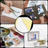 10 Sheets Double Sided Adhesive Tape, A4 Size Clear Arts Craft DIY Strong Sticky Arbitrary Cut Tape for Card Making,Home Decorative Or Office Supp...