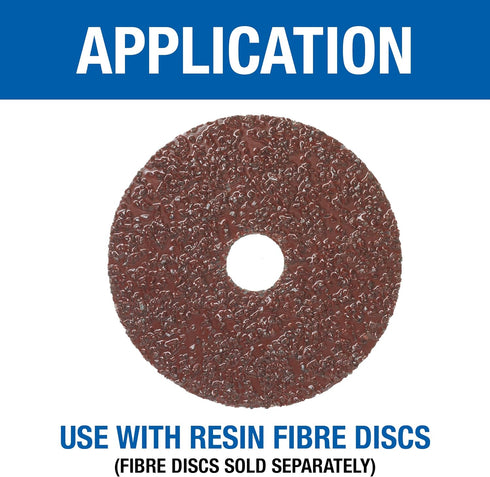 Mercer Industries 326005-5" x 5/8"-11 Turbo Backing Pad for Fibre Discs...