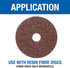 Mercer Industries 326005-5" x 5/8"-11 Turbo Backing Pad for Fibre Discs...