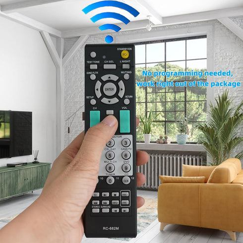 Replacement Remote Control for RC-682M RC-681M RC-606S RC-607M Fit for Onkyo A/V Receiver...