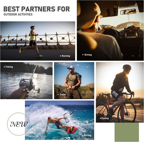 Polarized Sunglasses Men Womens - Retro Square Sun Glasses for Fishing Driving UV Protection...