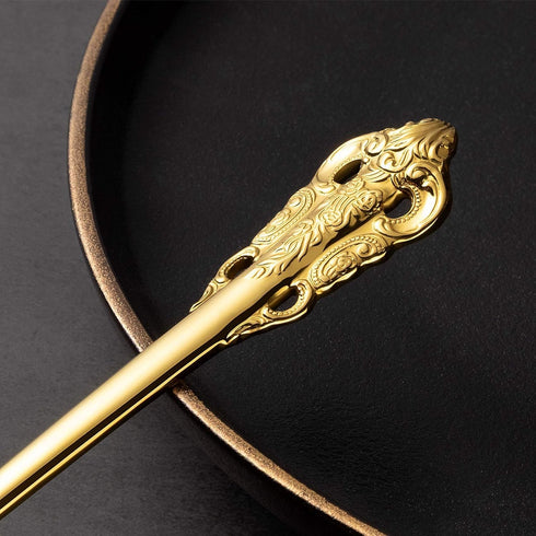 KEAWELL Gorgeous 1 oz. 18/10 Stainless Steel Gravy Ladle, Antique Small Ladle for Stirring, Mirror finished Soup Ladle Spoon and Dishwasher Safe (...