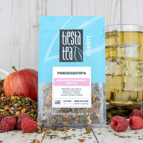 Tiesta Tea - Herbal Tea Gift Box, Loose Leaf, Medium to Non-Caffeinated Variety Pack, Make Hot & Iced, 3 Pouches of Assorted Blends with Herbal, W...