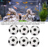 10Pcs Small Plastic Soccer Decoration Floating Soccer Aquarium Decoration Aquarium Decor Ball Toy for Kids Party Fish Decor S...
