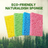 12-Count Natural Kitchen Sponge,Compressed Cellulose Scrub Sponges,Non-Scratch Kitchen Sink Sponges for Dishes Cleaning Bathroom Cars,Funny Colorf...
