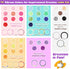 Funtopia Clay Beads Bracelet Making Kit, 40 Colors Polymer Clay Beads for Jewelry Making, 5300+ Pcs Heishi Beads Friendship Bracelet Kit with Alph...
