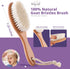 Baby Brush Set for Newborn - Baby Hair Brush with Soft Goat Hair Bristles - Wooden Toddler Hair Brush with Baby Comb, Massage Brush & Cradle Cap B...