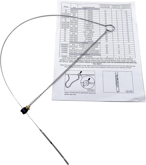 APSG Engine/Motor Oil Dipstick AU40178 for 2009 & UP Audi/VW A4 A5 A6 2.0L, 3.2L, 4.2L S4 3.0L...