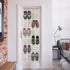 Simple Houseware 24 Pockets - Crystal Clear Over The Door Hanging Shoe Organizer, Gray (64'' x 19'')...