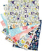 Cat Fabric Fat Quarters Bundles Cute Animal Pattern Cotton Quilting Fabric for Sewing Crafting 18" x 22" (7pcs) SZRUIZFZ...