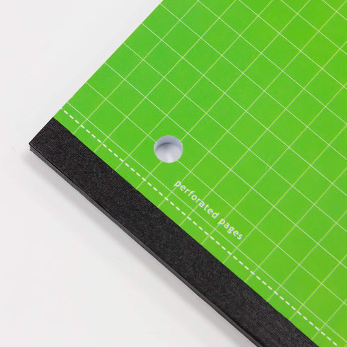 BAZIC Notebook Wide Ruled 1 Subject 80 Sheets Wireless Notebooks, 3 Punched Holes Lined Composition Book, Assorted Color, 6-Pack...