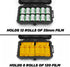CASEMATIX Hard Shell 35mm Film Case for 35mm and 120 Film - 7" Waterproof & Lightproof Film Holder and Film Roll Container for up to 12 x 35mm Fil...