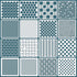 16 Pcs Geometric Stencils for Painting, 6"x6" Mixed Texture Dots Star Heart Checkered Buffalo Bricks Geometric Stencils for Painting on Card Canva...