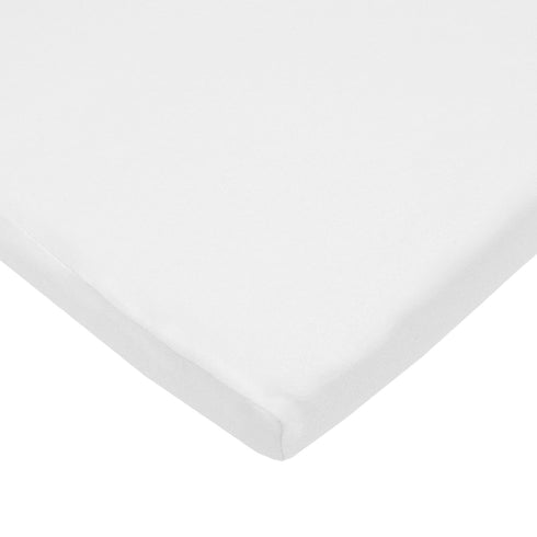American Baby Company 100% Natural Cotton Jersey Knit 18" x 36" Cradle/Bassinet Sheet - Fitted, Blue/Gray/White, Soft Breathable, for Boys and Gir...