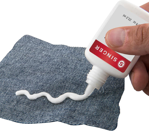 SINGER 00184 Sew No More Fabric Glue, 3/4-Fluid Ounce,...