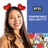 BT21 LINE FRIENDS Women's Headband, 3D Plush Hair Band for Adults, Cute Fashion Accessories, TATA, One Size...