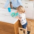 ECR4Kids My First Meal Pal Stainless Steel Spoons, Toddler Silverware, White, Light Grey, 3-Pack...