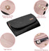 Travel Jewelry Roll Organizer Case - Women Portable Jewellery Storage Foldable Pouch for Necklace Earring Bracelets, Black...