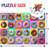 Puzzles for Kids Ages 4-8-10 Boys Girls, Colorful Donuts 100 Piece Puzzle Children Learning Educational Toys Gifts for 4, 5, 6, 7, 8-10 Years Old...