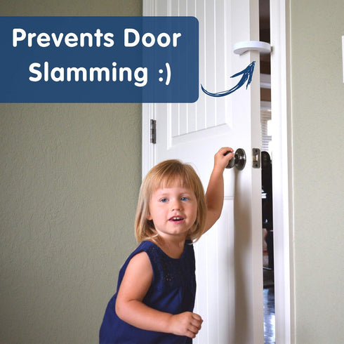 Wittle Door Pinch Guard - 6pk. Baby Proof Door Stopper with Soft & Durable Foam - Keeps Doors from Slamming, Prevents Finger Pinch Injuries, and C...