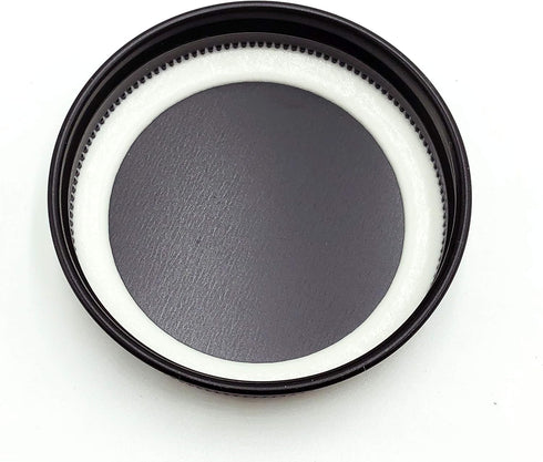 Black Rust Proof and Air Tight Aluminum One Piece Storage Lid with Silicone Sealing Linear Plastisol for Regular Mouth Transform Mason Ball Cannin...