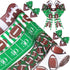 5 Rolls Football Wired Edge Ribbon 2.5 Inches x 25 Yard Rugby Ball Ribbon Gridiron Wired Ribbon for Sport Team Party Decor Gift Wrapping Decor Hai...
