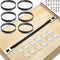 6 Set Drawer Repair Kit Drawer Support Brackets includes Screws for Reinforcing and Repairing Broken Sagging Wood Drawers Furniture Hardware Acces...