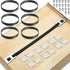 6 Set Drawer Repair Kit Drawer Support Brackets includes Screws for Reinforcing and Repairing Broken Sagging Wood Drawers Furniture Hardware Acces...