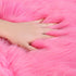 uxcell Heart Shaped Rugs for Bedroom,Small Aesthetic Carpet Girls,Cute Shaggy Floor Mirror Mat,Pastel Furry Throw Rug 2.3ftx3ft, Rose Red...