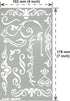 Aleks Melnyk No.4 Metal Journal Stencil, Wood Burning, Flowers and Vines, Ornament, Vintage, Stencil Patterns, Pyrography, Engraving, Template for...