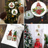 BEUNITONE 4PCS Christmas Gnomes Embroidery Kit Xmas Tree Stamped Cross Stitch Kit Snowflake Mistletoe Needlepoint Kit for Adult Beginner with Inst...