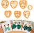 Puocaon Monstera Leaves Clay Cutters - 8 Pcs Clay Cutters for Polymer Clay Jewelry, Boho Monstera Clay Cutters for Earrings Making, Dangle Earring...