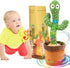 Emoin Dancing Cactus Baby Toys 6 to 12 Months, Talking Cactus Toys Repeats What You Say Baby Boy Toys, Dancing Cactus Mimicking Toy with LED Engli...