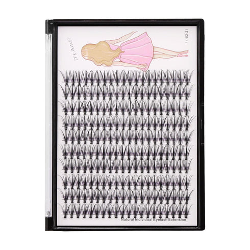 8-22mm to Choose 20D/40D/60D/80D/100D Individual False Eyelashes Makeup Cluster Eyelashes Thickness 0.07mm D Curl Natural long Black Soft 3D Eye L...