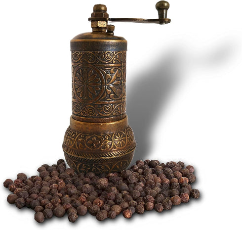 Pepper Grinder - Manual Spice Grinder - Herb Grinder - Pepper Grinder Mill - Pepper Mill - Spice Grinder - Coffee Bean Grinder (Aged Yellow)...