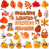 60pcs Fall Cutouts Bulletin Board Decorations Thanksgiving Classroom Decorations Set 32 Designs Thanksgiving Bulletin Board Decor with 100pcs Glue...