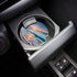 Small Car Coasters for Cup Holders 2.65" Absorbent 2 Pack Car Coaster Ceramic Stone for Drinks Absorb Water Drops Ocean Theme Sand Beach Wave Sea ...