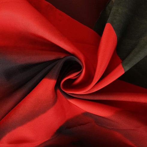 LIVILAN Red Shower Curtain for Bathroom Rose Shower Curtain Black and Red Shower Curtains Red Rose Shower Curtain with Hooks Black Floral Flower D...