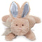 Bearington Collection Baby Bunny Tail Plush Stuffed Animal Bunny with Rattle, 8 inches...
