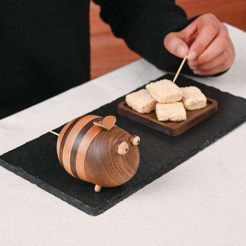 Bee Toothpick Holder Dispenser - Unique Kitchen Gadgets for Home Decor and Gifts, Cute Kitchen Accessories for Bee Lovers, Bee Decor - Perfect Kit...