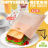 12Pcs Non-Stick Toaster Bags Reusable – 6.7"x7.5" Grilled Cheese Bags, Heat-Resistant & Easy to Clean | Mess-Free Toasting, Sandwiches, Panini & M...