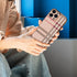 Phone Case for Apple iPhone 15 Pro Max, Fashion Leather Designer Phone Case, Soft TPU Drop Protection Shockproof Protective Phone Holder Women (fo...