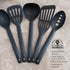Fox Run Nylon Utensil Set, Ladle, Slotted Spoon, Spoon, Turner, and Spatula...