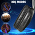 Bluetooth Headphones Over Ear, 70H Playtime and 3 EQ Music Modes Wireless Headphones with Microphone, HiFi Stereo Foldable Lightweight Headset, De...