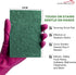Green Medium Duty Cleaning Pads - Medium Duty Kitchen Scrub Sponges, Scouring Pads for Washing Dishes, Bathroom, Restaurant Cleaning Sponge, House...