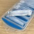 Ozera 4 Pack Ice Cube Trays, Narrow Water Bottle Ice Cube Tray Stick, Silicone Ice Trays for Freezer with Easy Push and Pop Out Material, Ideal fo...